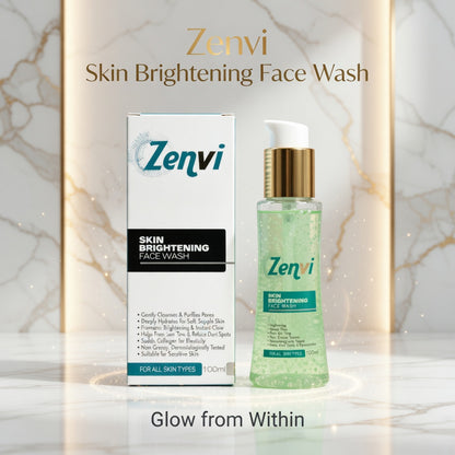 Zenvi Skin Brightening Face Wash for Glowing & Oil-Free Skin
