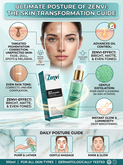 Zenvi Skin Brightening Face Wash for Glowing & Oil-Free Skin